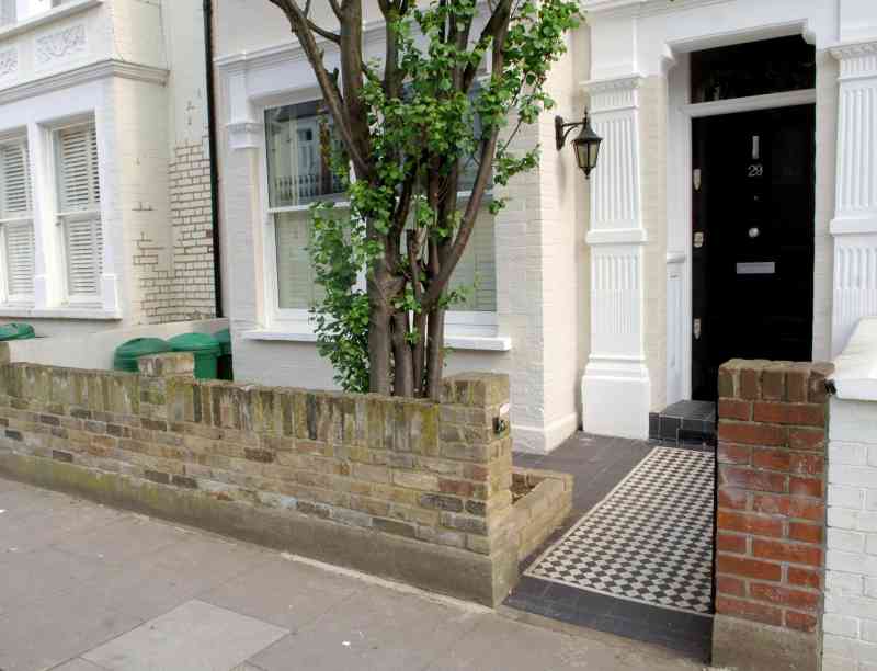 Casa de Dando en Fulham, Londres, donde fue asesinada en la puerta de su casa al regresar de una compra